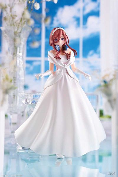 En stock figurine d'anime les quintuplés quintessences Nakano robe de mariée ver figurine d'action