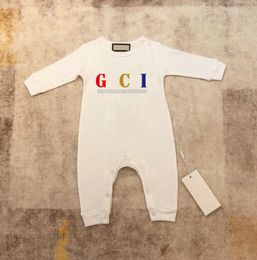 En stock bébé Rompers Spring Autumn Boy Girls Vêtements Romper Coton NOUVEAUX NOUVEAUX DÉSESSIONNES Vêtements de mode