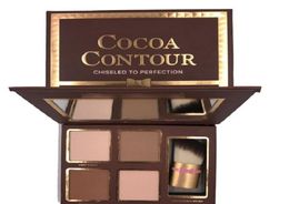 En stock, kit de contorno de cacao paleta de color nude cosméticos cosméticos Corrector de cara Sala de ojos de chocolate con contorno buki B1718321