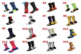 En stock, EU USA Professional Elite Basketball Socks Long Knee Athletic Sports Socks Men Fashion Wasking Caminator de tenis SO5402045