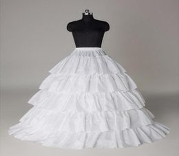 En Stock quatre cerceaux cinq couches ALine jupons bon marché Crinoline de mariée pour robes de bal QuinceaneraWeddingProm robes 20153156615