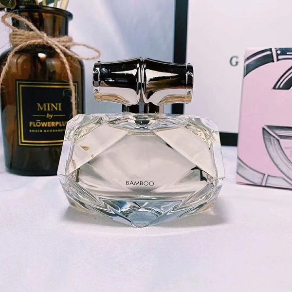 En stock haute marque parfums femmes Cologne bambou 75 ml femme parfum sexy parfums vaporisateur EDP Parfums parfum de mariage livraison rapide