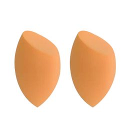 Echte RT Miracle Complexion Makeup Sponzen Orange Non-Latex Gebogen Sponged Egg Peck With Code No Box voor Face Foundation Powder Cosmetics Beauty Spons Tool