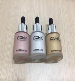 Op voorraad ICONIC LONDON ILLUMINATOR vloeibaar hoogtepunt 6 kleuren gloed glans originele Moon Beam 24K Gold lrie Rose drop4431169