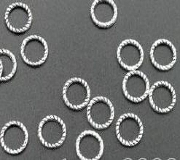 En Stock artículo MIC 500 Uds. Anillos de salto cerrados de plata tibetana de 8mm para accesorios de fabricación de joyas 5830939