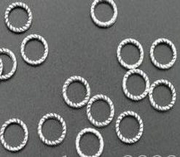 En Stock artículo MIC 500 Uds. Anillos de salto cerrados de plata tibetana de 8mm para accesorios de fabricación de joyas 6707462