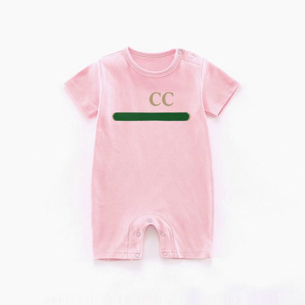 En stock, nouveau-né Baby Rompers Girls and Boy Cotton Vêtements Designer Classic Letter Imprimé bébé Baby Baber Reuper Enfants Pyjamas