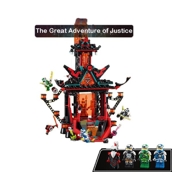 EN STOCK Ninjagoeds película Empire Temple Of Madness figuras de bloques de construcción 2020 bloques de ensamblaje juguetes para niños bloques Ninja LJ200928221B