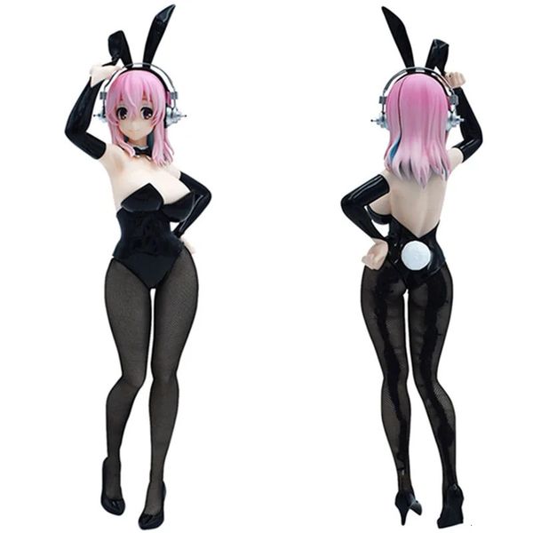 En stock Original Super Sonic Sonico después de la fiesta PVC Figura de acción Anime Modelo sexy Juguetes Muñeca coleccionable Regalo 240103