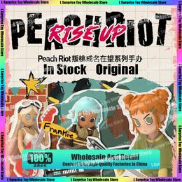 En stock Peach Riot Resie Up Series Blind Box Poppy Gigi Frankie Anime Action Figure Doll Decoration Statue Figurine Gift Toys 240506