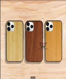 Em estoque casos de capa de telefone para iphone 11 12 13pro x xr xs max 8 7 6 plus naturalwood ultra fino protetor de madeira tpu capas caso 1873266