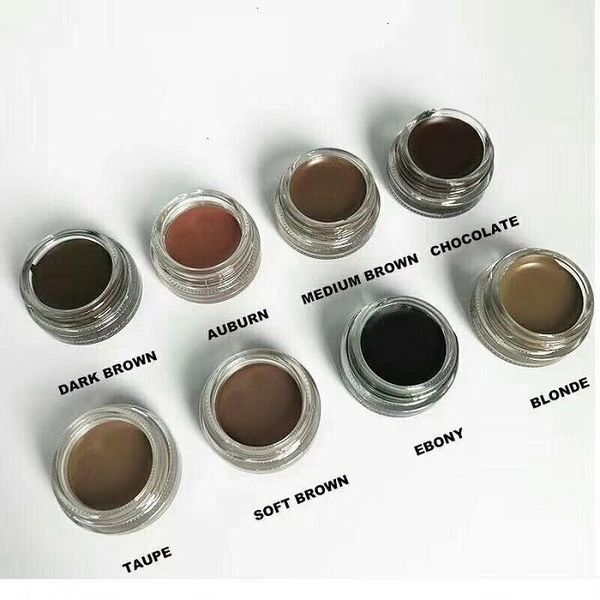 Pommade de maquillage imperméable pour sourcils, brun moyen, 4g, blond/chocolat/marron foncé/ébène/auburn/brun moyen/TALPE, en stock