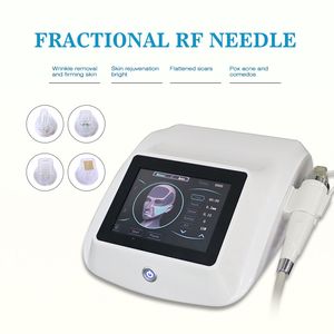 In voorraad Draagbare Fractional RF Microneedle Skin Body Turning Machine voor Face Lifting Acne Tekens en Stretch Markeerapparaat