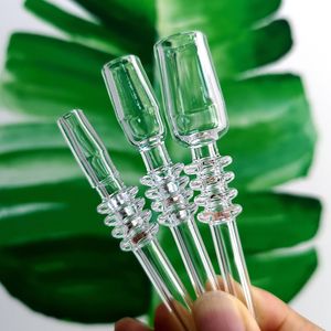 In Voorraad Quartz Tip Quartz Nail Roken Accessoires 10mm 14mm 18mm Gezamenlijke Mannelijke voor Mini Nectar collector Kits Stro Buis Tips