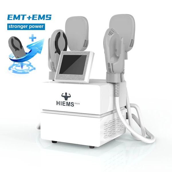 Salon Clinic Utiliser la machine esthétique SCULPING EMS EMT HIEMT MACHINE PERDE PERDUSE CHEAUX RESTRING RÉDUCTION DE CELULILITE Brûle Stimulation musculaire électrique Machine EMS