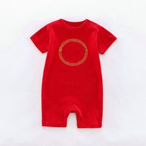 In voorraad zomer Baby jongens en meisjes jumpsuits Designer Kids Kort Mouw Rompers Infant Cotton Romper Boy Clothing A001