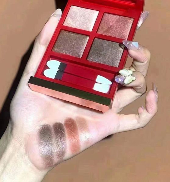 Calidad superior 8 colores Sala de ojos Heat Heat Disco Disco Honey luna de miel desnuda de color rosa amargo Sombra de ojo de maquillaje con paleta de pincel paletas espeluznantes cosméticas