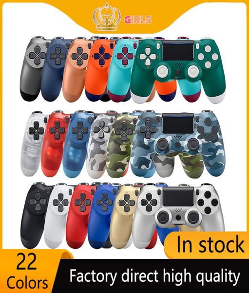 Dans un contrôleur Bluetooth sans fil pour les vibrations PS4 Contrôleur de jeu GamePad Vibration GamePad pour la station de jeu PS4 avec Box 22 8492693