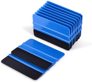 In Stockfelt Edge Squeegee Car Wapping Tool Kits 4 inch vilt Squeegee Applicator Tool voor raam Tint Wallpaper Decal Stick1816007