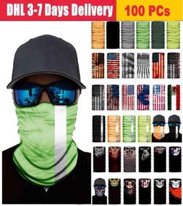 Fietsen Unisex Magic Head Face Protective Mask Neck Gaiter Biker039s Tube Bandana Sjaal Polsband Beanie Cap Outdo8787733