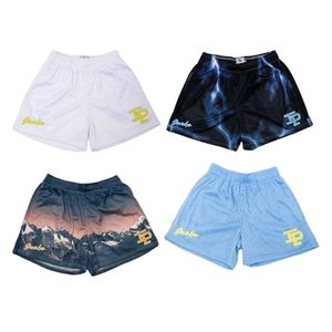 Inaka Shorts Mannen Vrouwen Klassieke GYM Basketbal Workout Mesh Shorts Een Laag Inaka Power Shorts Fashion Design 220629