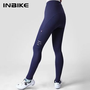 INBIKE Damesfietsbroek Lange gevoerde fietslegging Legging voor paardrijden met zakken MTB Mountainbikebroek Accessoires 240223