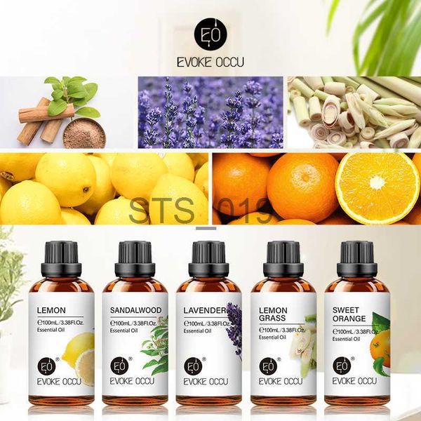 Encens 100 ml d'huiles essentielles pour diffuseur humidificateur huile aromatique vanille eucalyptus jasmin rose lavande romarin menthe poivrée arbre à thé x0902