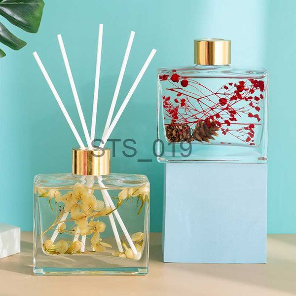 Incienso 100 ml Duradero Liuxiang Difusor Cañas Conjuntos Perfume Amante Fragancia para el hogar Flor de agua Naranja Aromaterapia Aceite esencial x0902