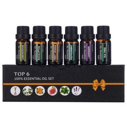 Ensemble d'huiles essentielles d'encens 10 ml, aromathérapie pure, kit d'huiles essentielles naturelles, ensemble d'huiles essentielles de massage et de relaxation pour hommes et femmes x0902