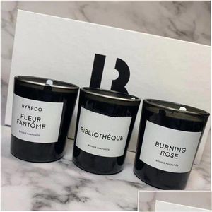 Wierook Wierook Byredo Per Candle La Selection Geurkaarsen Bougie Solid Pers 70Gx3Stuks/set Heren Dames Geur Drop Delivery Hea Dh0Gu