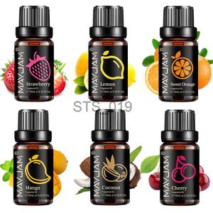 Encens MAYJAM 10ML Fraise Pastèque Mangue Noix De Coco Cerise Fruit Huile Parfumée Pour Humidificateur Bougie Fabrication De Savon x0902