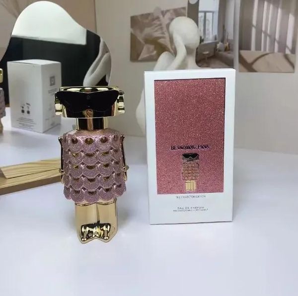 Incienso Robot Estilo Mujeres Perfume 80ml Fame Blooming Pink Eau De Parfum 2.7 FL OZ FAME phantom Lady Spray Parfum Desodorante