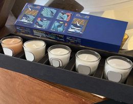Cougies parfumées à encens Boîtes de bougies Sgents Boîte-cadeau Automne Limited Aromathérapie 5 pièces ENGLES EXQUIS BOXED WH016213763087