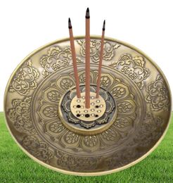 Wierookstickhouder Brass Insense Burner met Ash Catcher voor meditatie Yoga Home Office Geur Home XB12683797