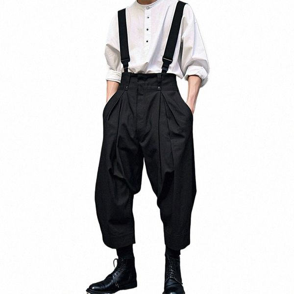 Incerun 2023 Style coréen Nouveaux hommes Salopette Couleur unie Combinaisons décontractées Fiable Streetwear Tout-match Simple Barboteuses S-5XL A4Sv #