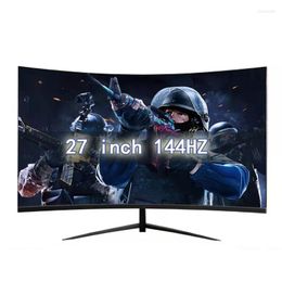 Inch 144Hz Monitor PC IPS 1ms LCD Toont HD -gamingmonitors voor desktop gebogen /DP -gamercomputer