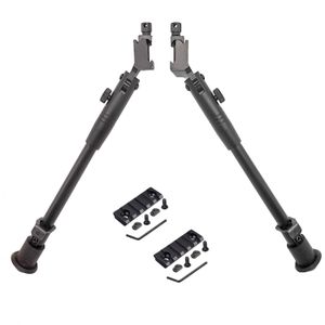 Inch 9-12 zijgemonteerde dubbele bipod met Picatinny railkits voor breakbarrel en underlever