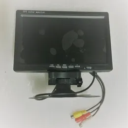 Monitor LCD HD de pulgadas, resolución 1024 600, pantalla de estacionamiento de marcha atrás para coche con 2 entradas de vídeo para NTSC PAL