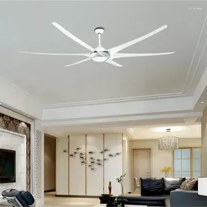 Pouces à la maison décorative à grande taille Économie d'énergie à faible consommation de puissance télécommande hvls grand flux d'air ventilateur de plafond blanc dc