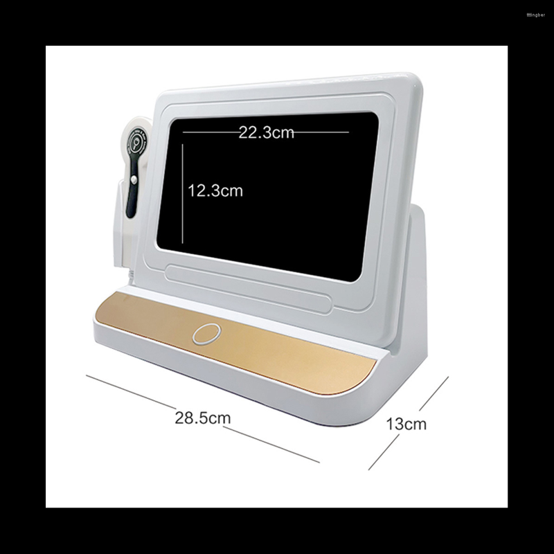 Microscópio digital analisador de cabelo e pele de detector de couro cabeludo LCD de polegada para teste de folículos e lupa de análise