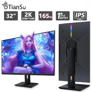 Inch Monitor 165Hz 2K Gaming 144Hz HDMI Computerscherm Voor PC Display Snelle IPS Met roterende beugel