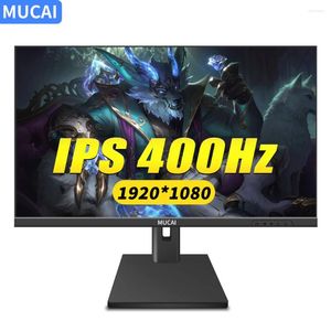 Moniteur de jeu en pouces 400Hz WLED IPS, écran HD pour ordinateur de bureau, écran plat, compatible DP/HDMI/1920 1080