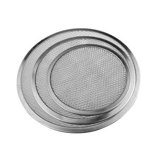 Inch Pan Thicken Non-Stick Net Round Pizza Mesh Pan Bakken Tray Keukengereedschap Bakvormen