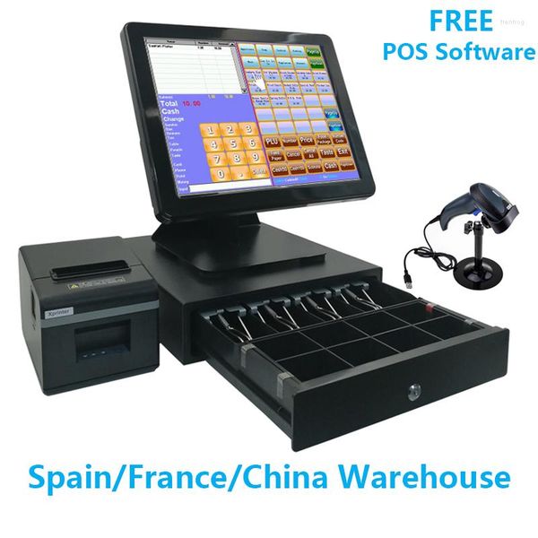 Machine de caisse enregistreuse de système d'écran tactile de logiciel de position de pouce pour le restaurant ou le magasin de détail