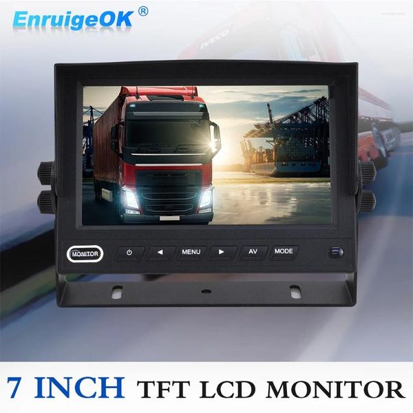 Incembre arrière View Monitor haute définition pour l'écran LED TFT DimeApy Truck DVR Vehicle Bus Parking arrière Système Système