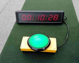 Pouce télécommande affichage LED horloge électronique chronomètre intervalle minuterie mur de précision pour les horloges d'entraînement de gymnastique scolaire12260852507989