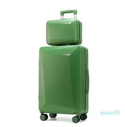 Pouce chariot ensemble de bagages valise de voyage Spinner roues femmes valise à roulettes grand sac cabine