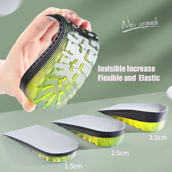 Augmenter la hauteur des semelles intimes gel matériau PU molle 1,5 cm 2,5 cm 3,5 cm hommes femmes invisibles halpen pads 240506