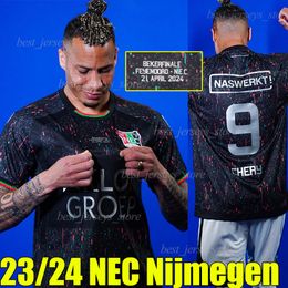 2024 NEC Nijmegen voetbaltruien 23/24 Cup Finale Chery A.Jahanbakhshn ars limbombe Men Kids Kits Sokken Volledige set voetbal shirts uniformen uniformen