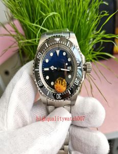 Incroyable U1 Mens Black Blue Dial 116660 Céramique Céraque 44 mm montres-bracelets 126660 Montres Men039S Mouvement ATA 2813 WA7520601